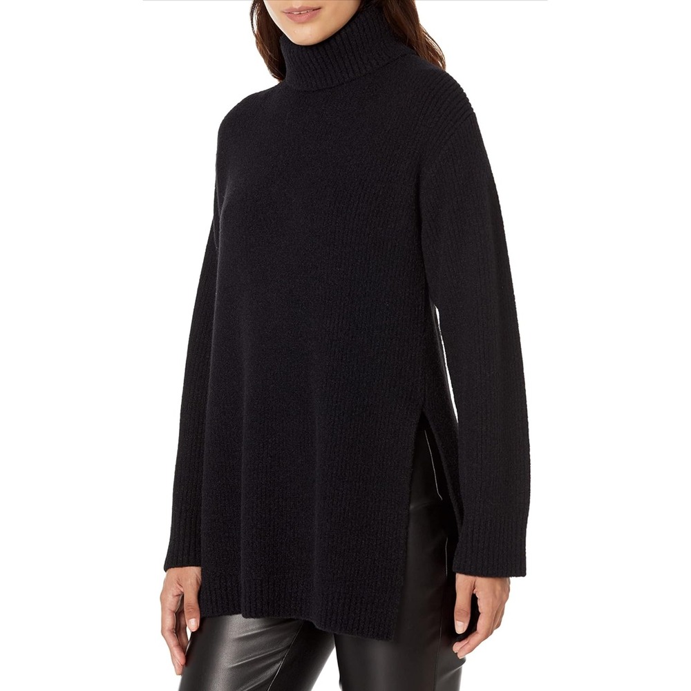 The Drop‎ Women's XS Black Grayson Super Soft Turtleneck Sweater